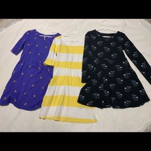 SOLD Three girls dresses, size 6-7.